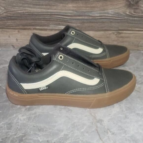 New Vans Old Skool‎ BMX Skateboarding Sneakers DEADSTOCK Leather Skater Casual - Picture 4 of 8